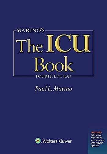 Marino&rsquo;s The ICU Book: Print – Paperback, by Paul L. Marino MD PhD – Very Good