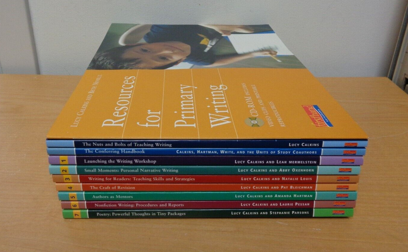 Lot of 7 Lucy Calkins Grade 2 Firsthand Heinemann Homeschooling & CD & 2 books