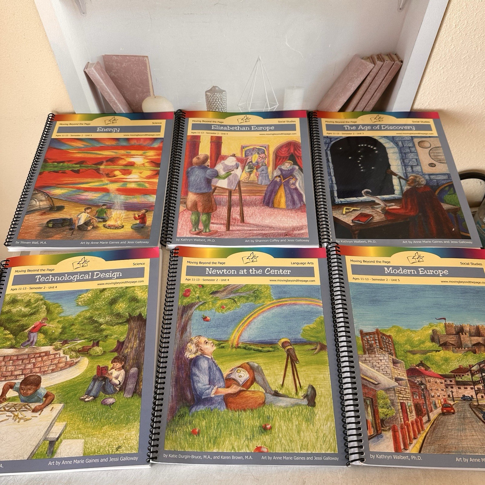 Moving Beyond the Page Age 11-13 Science Social Studies LA Lot Of 6