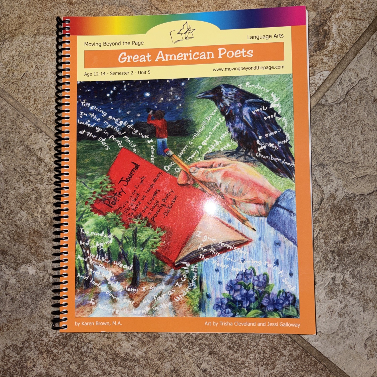Moving Beyond the Page Ages 12-14 Language Arts – Great American Poets 2024