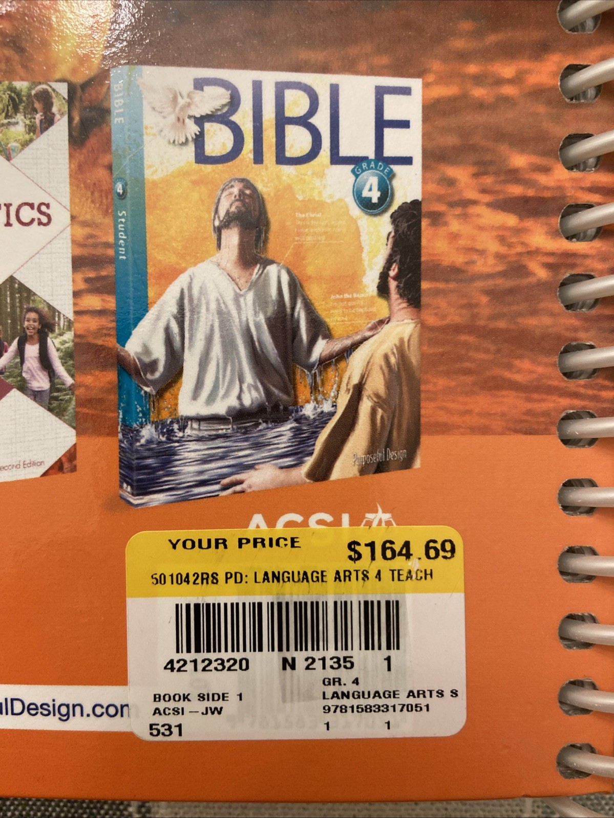 ACSI Purposeful Design LANGUAGE ARTS GRADE 4 TEACHER EDITION Language & Writing