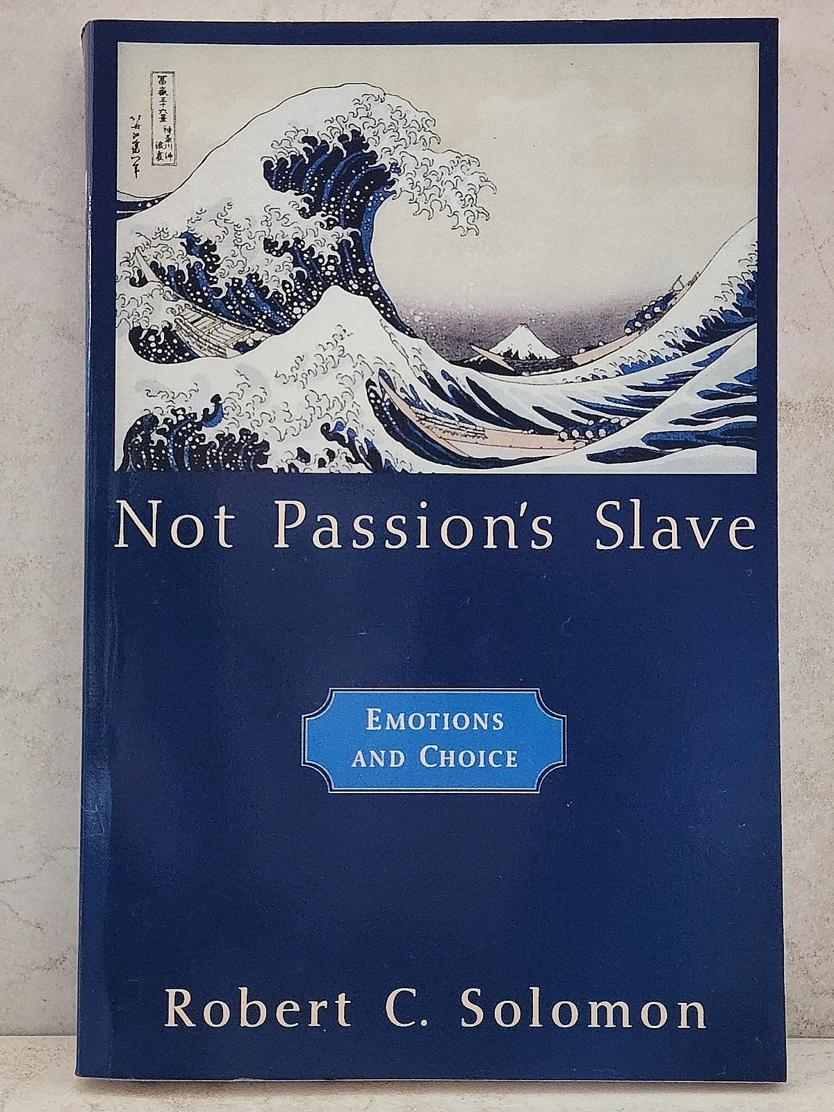 NOT PASSION&rsquo;S SLAVE EMOTIONS AND CHOICE BY ROBERT SOLOMON