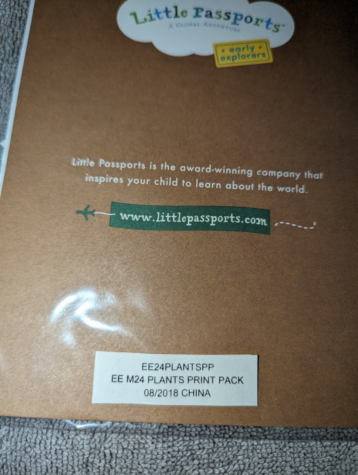Little Passports Early Explorers A Global Adventure Plants Print Pack 08/2018