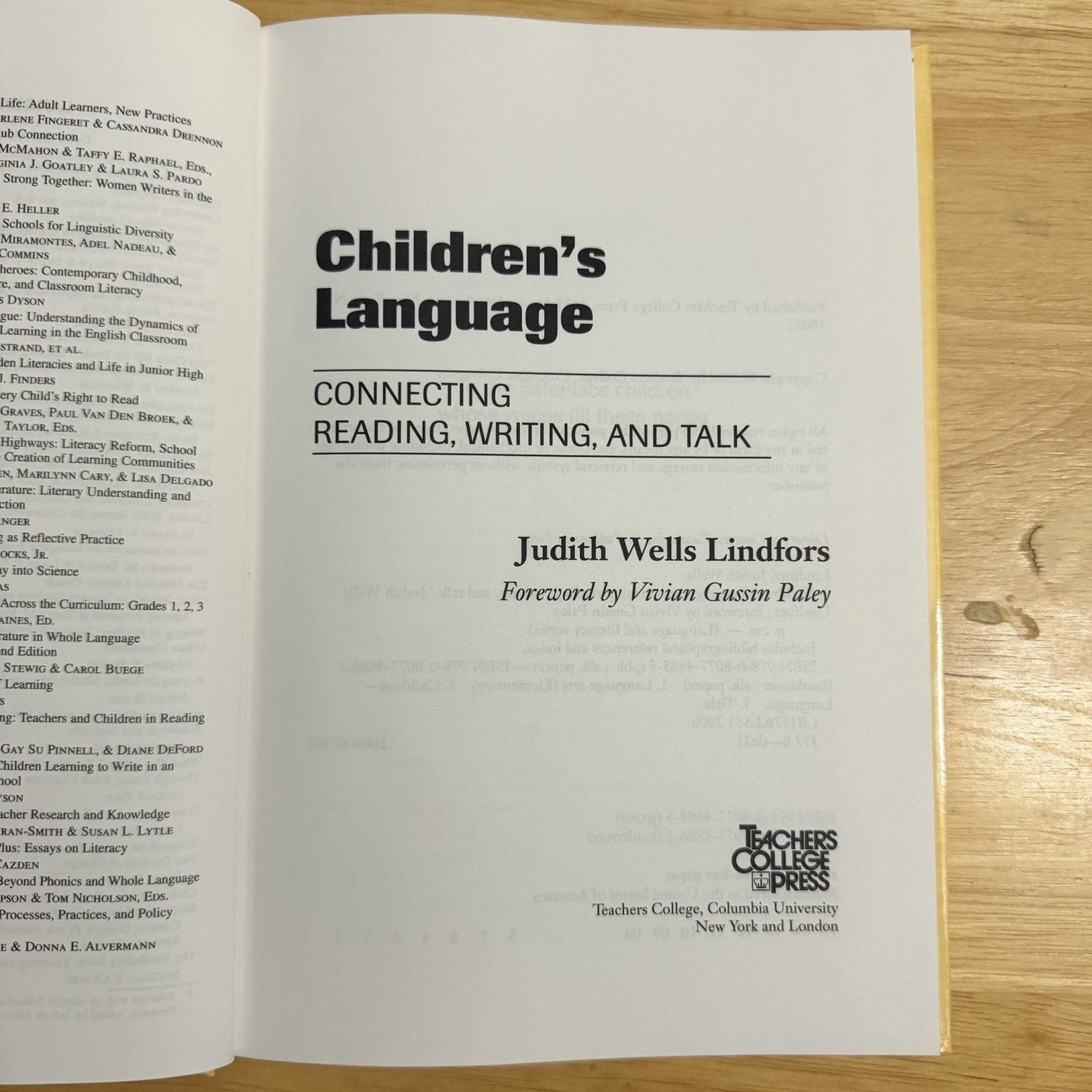 Childrens Language Connecting Reading Writing And Talk By Judit Wells Lindfors