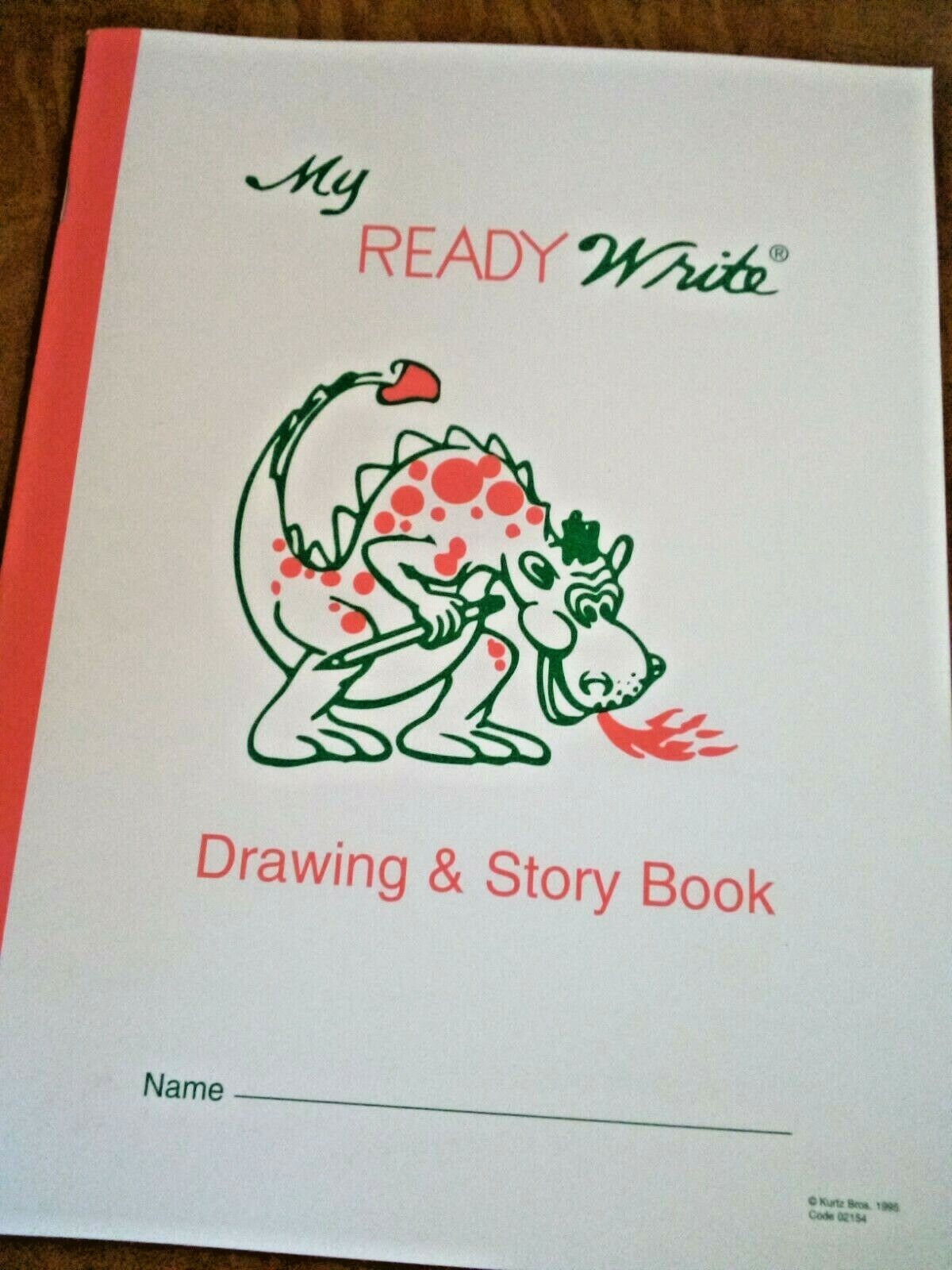 My Ready to Write Drawing and Story Book Kurtz Bros 1995 Blank book