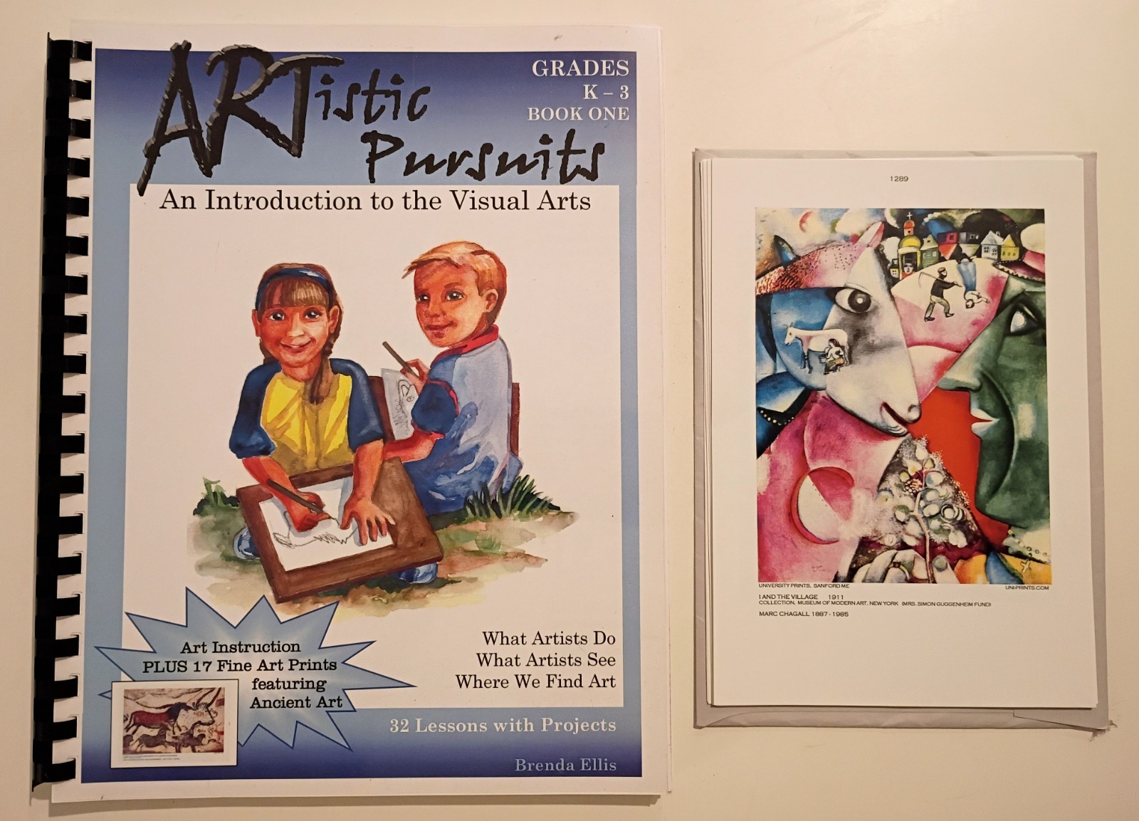 Artistic Pursuits Book 1 Art Instruction With Prints Homeschool Curriculum K-3