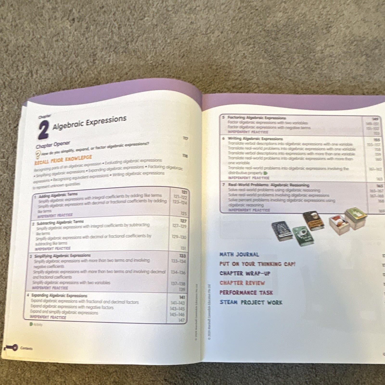 Marshall Cavendish Math in Focus Singapore Math Accelerated 2A & 2B Set
