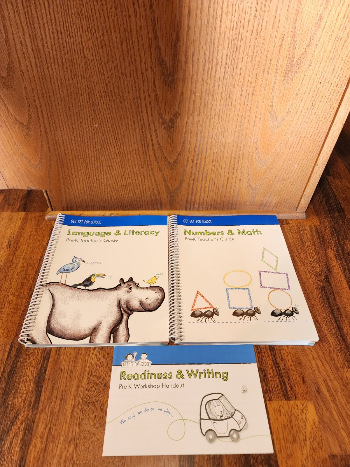 Get Set For School Language and Literacy Pre-K Teacher&rsquo;s Guide Edition Book Lot