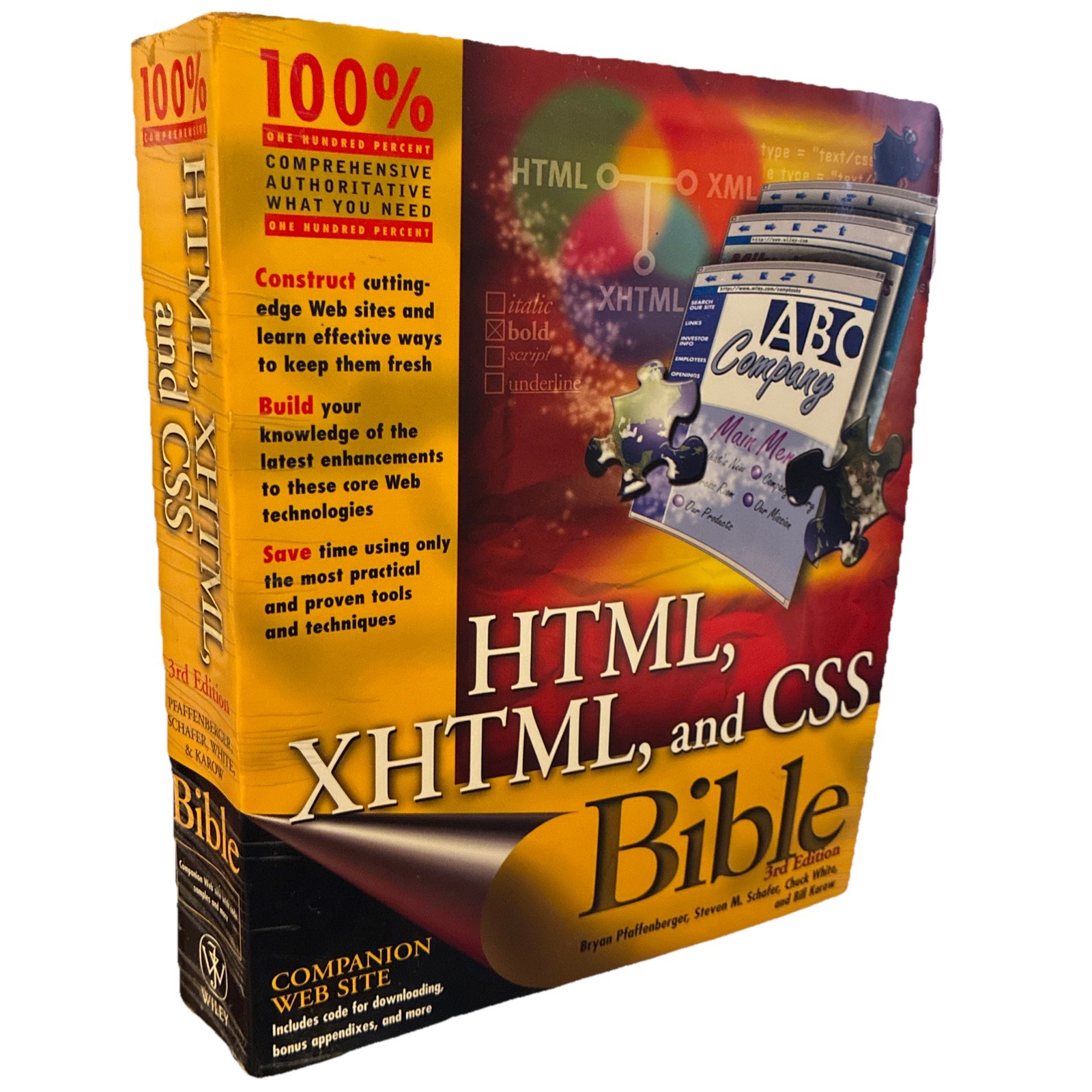 Bible Ser.: HTML, XHTML, and CSS Bible by Bill Karow, Steven M. Schafer,…