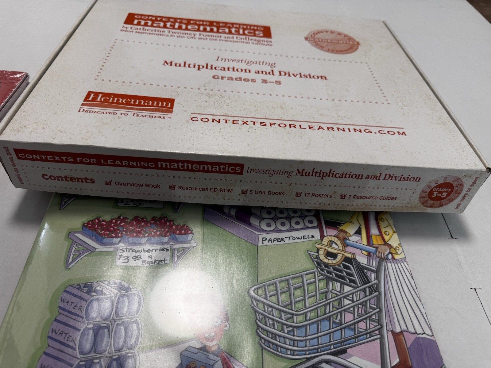 Heinemann Multiplication Division Context for Learning Mathematics Grade 3-5 New