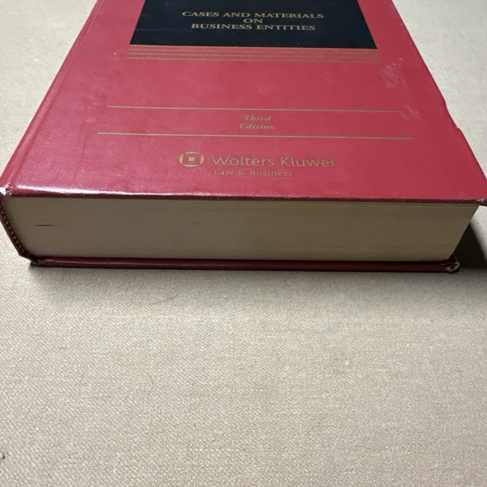 Aspen Casebook Ser.: Cases and Materials on Business Entities by Eric A….