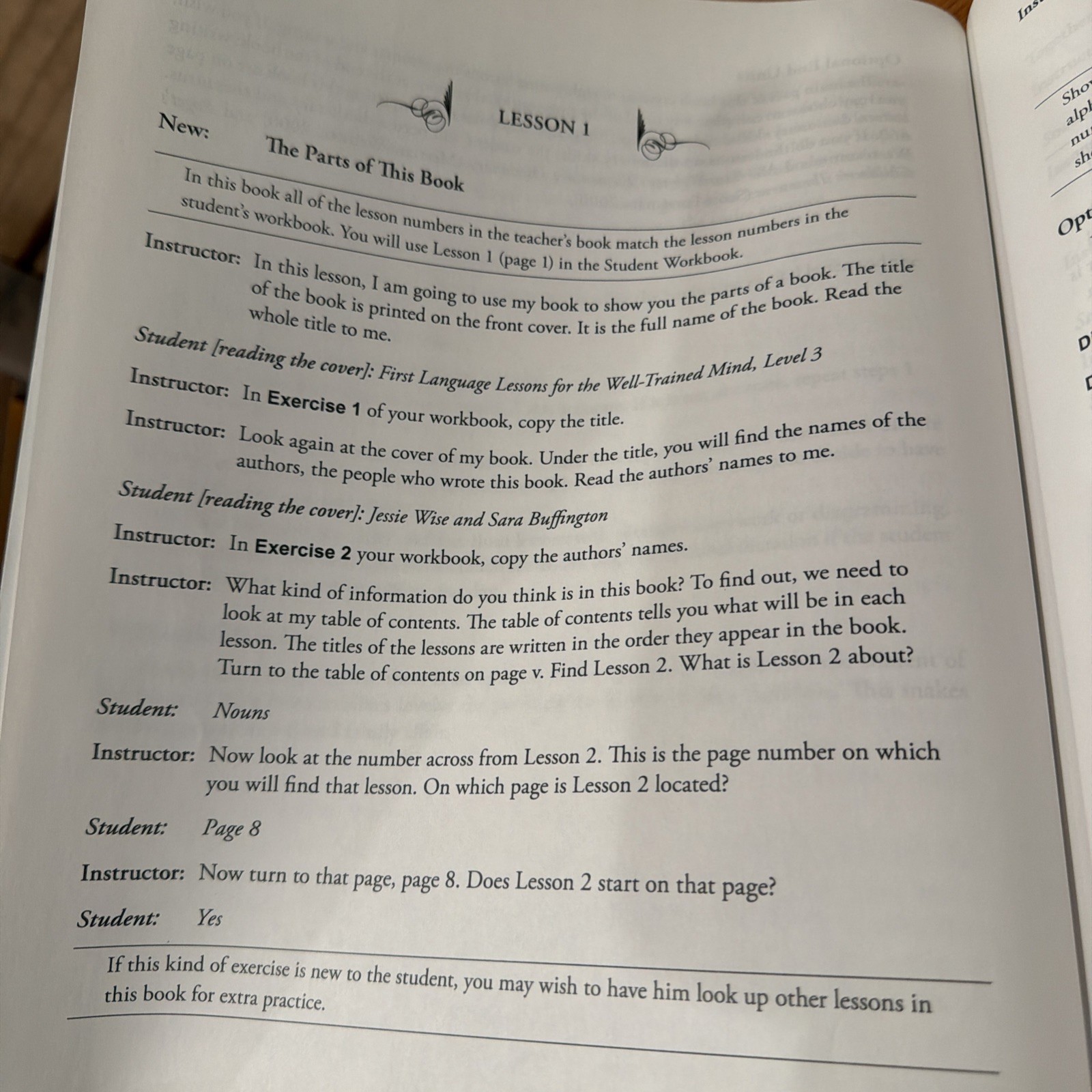 First Language Lessons for the Well Trained Mind Level 3 Teacher’s Book