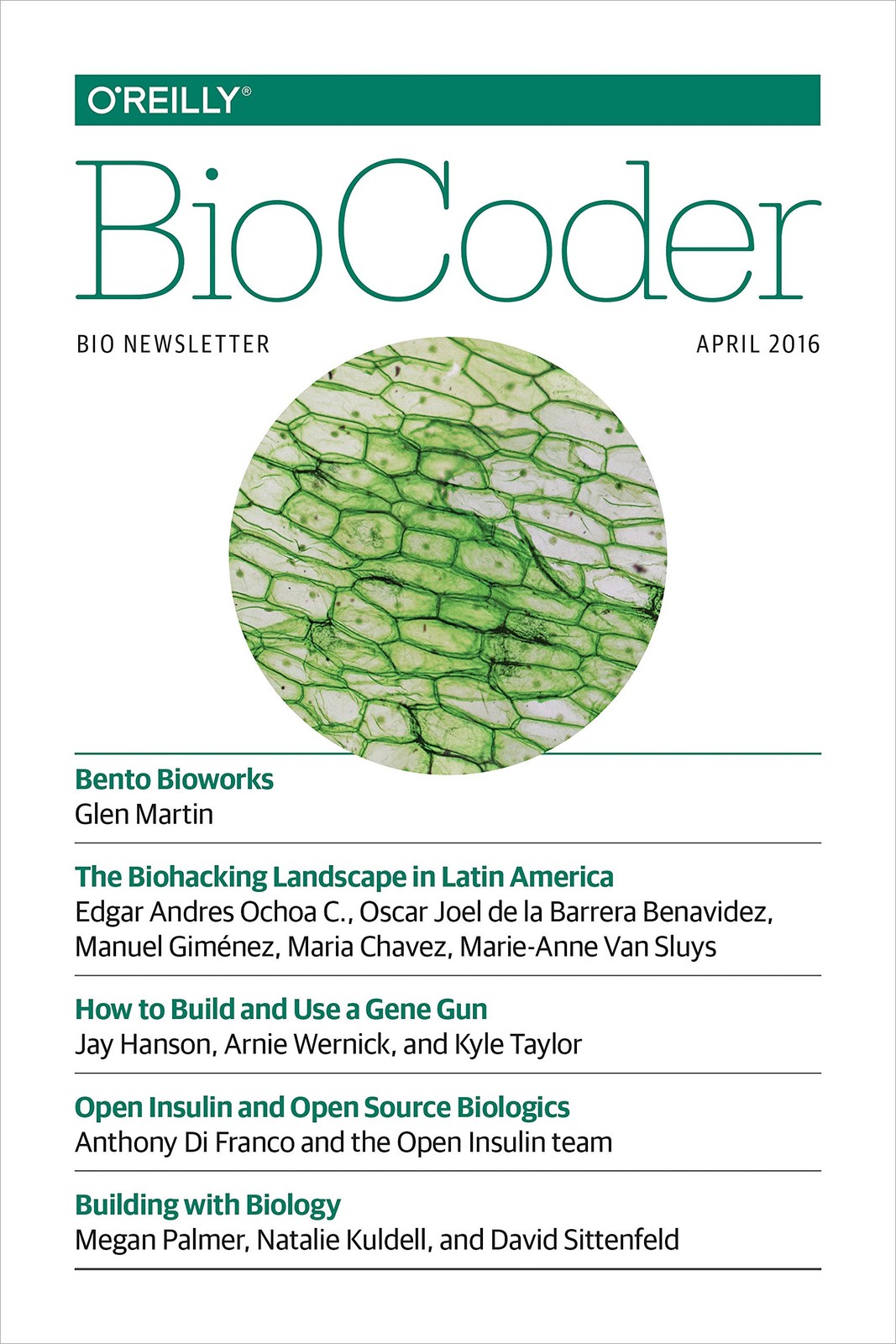 BioCoder #10: April 2016 by O&rsquo;Reilly Media, Inc. [Paperback]