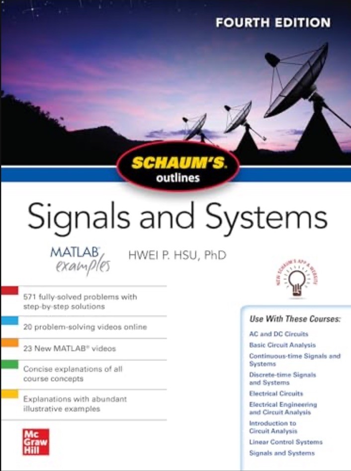 Schaum&rsquo;s Outline of Signals and Systems, Fourth Edition by Hwei P. Hsu