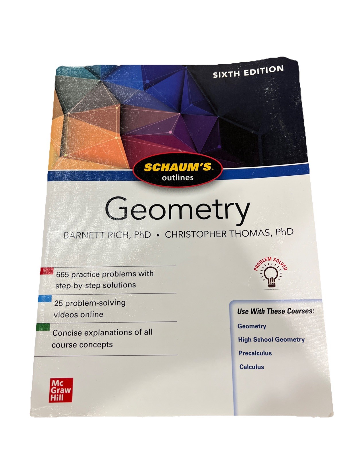 Schaum&rsquo;s Outline of Geometry by Barnett Rich and Christopher Thomas