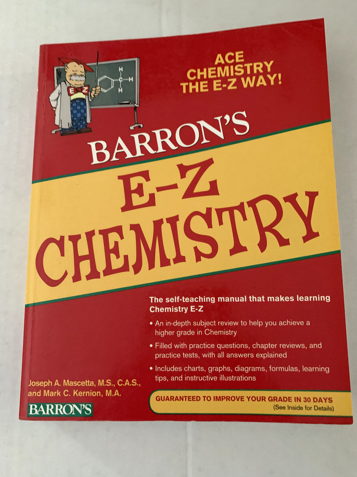Barron&rsquo;s Easy Way Ser.: E-Z Chemistry by Mark Kernion and Joseph A. Mascetta…
