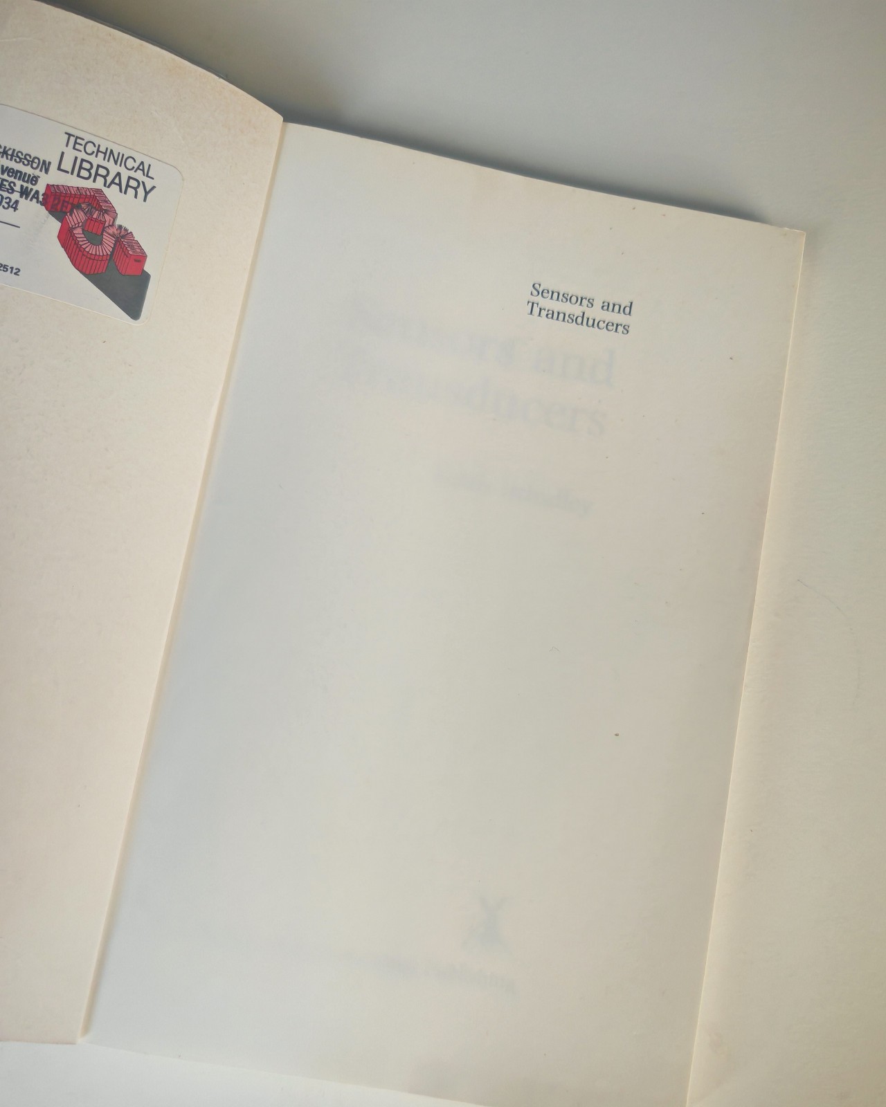 Sensors and Transducers – Keith Brindley | Heinemann Newnes | 1988 Engineering B