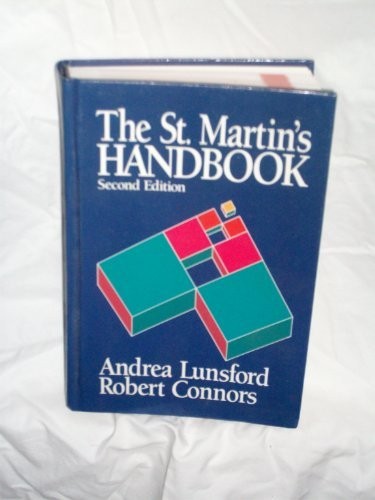The St. Martin&rsquo;s Handbook by Andrea A Lunsford, Robert Connors