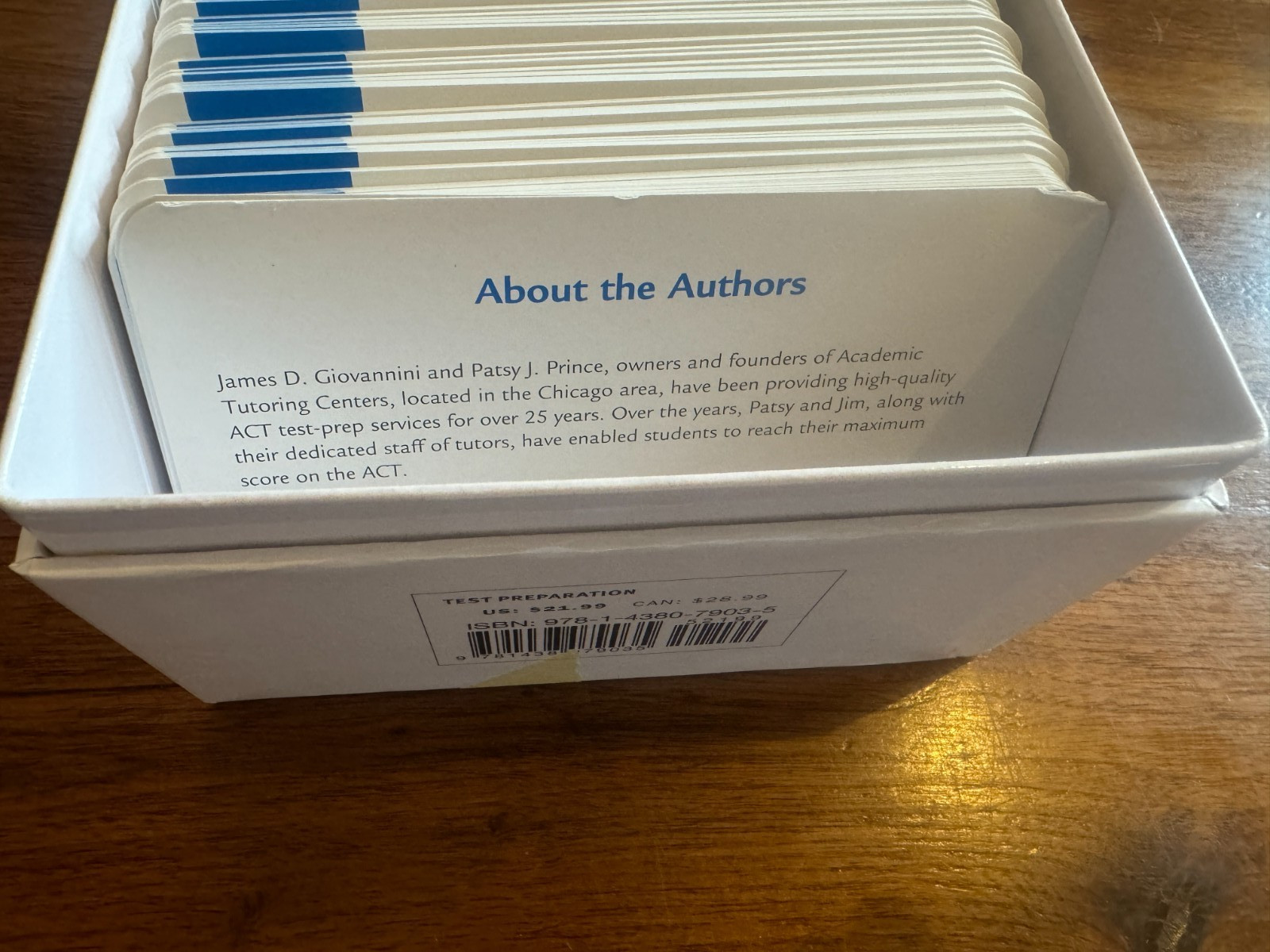 ACT Flashcards Barron&rsquo;s Test Prep Third Edition College Entrance Test Prep