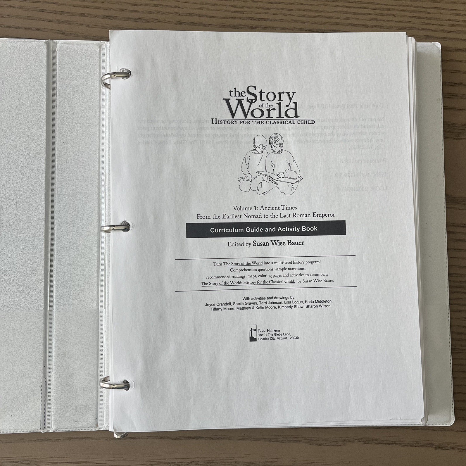 The Story of the World Volume 1 Ancient Times Text Book, Activity Book, Audio CD