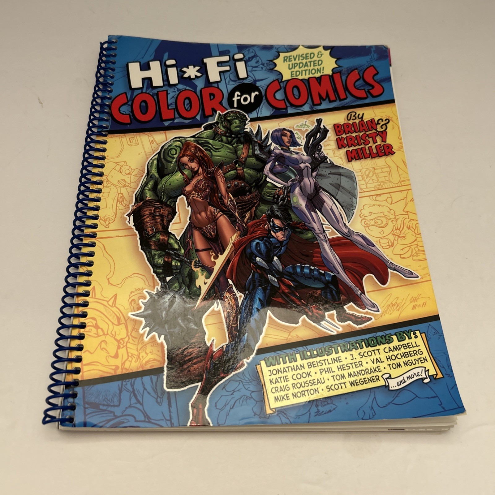 Hi Fi color for comics Brian and Kristy Miller step-by-step how to guide