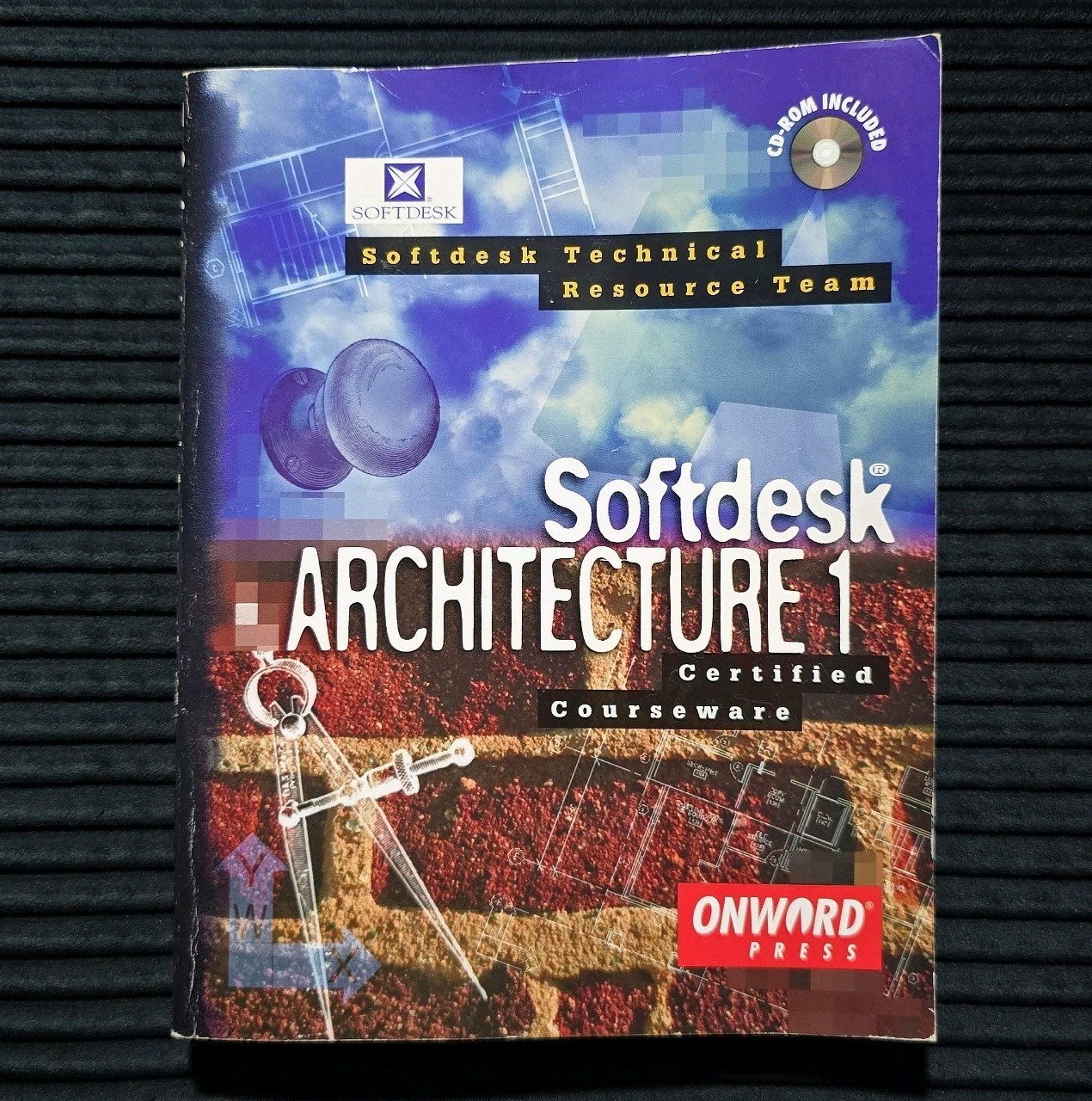 Softdesk Architectural Book 1 & 2 With Unused CD’s – Onward Press (Decent Cond.)