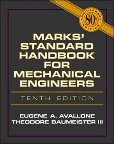 Marks&rsquo; Standard Handbook for Mechanical Engineers by Eugene Avallone: Used