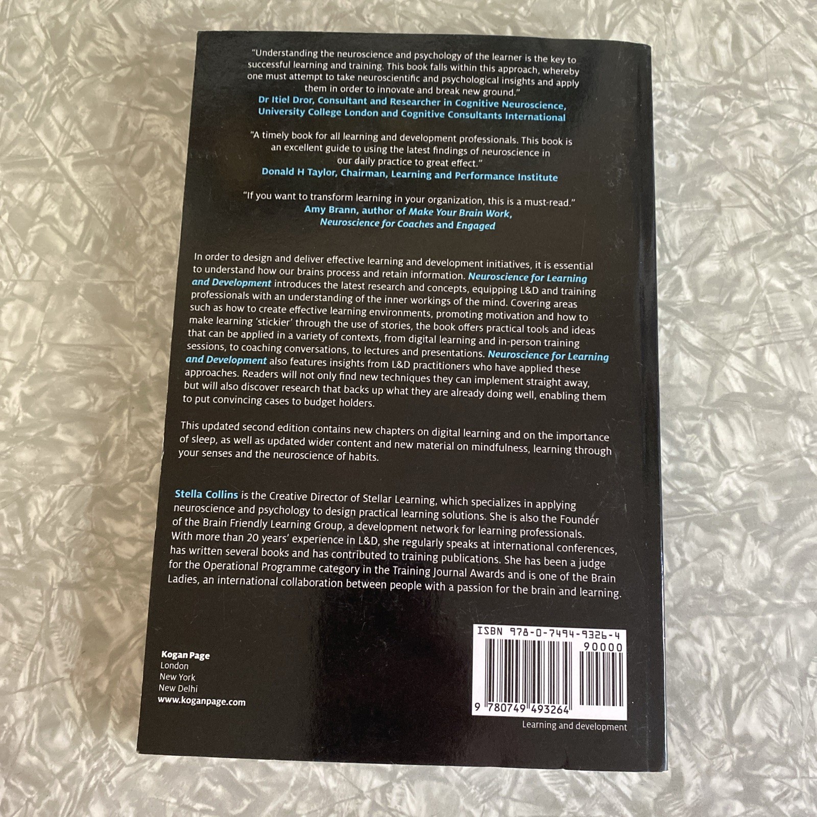 Neuroscience for Learning and Development by Stella Collins CIPD Second Edition