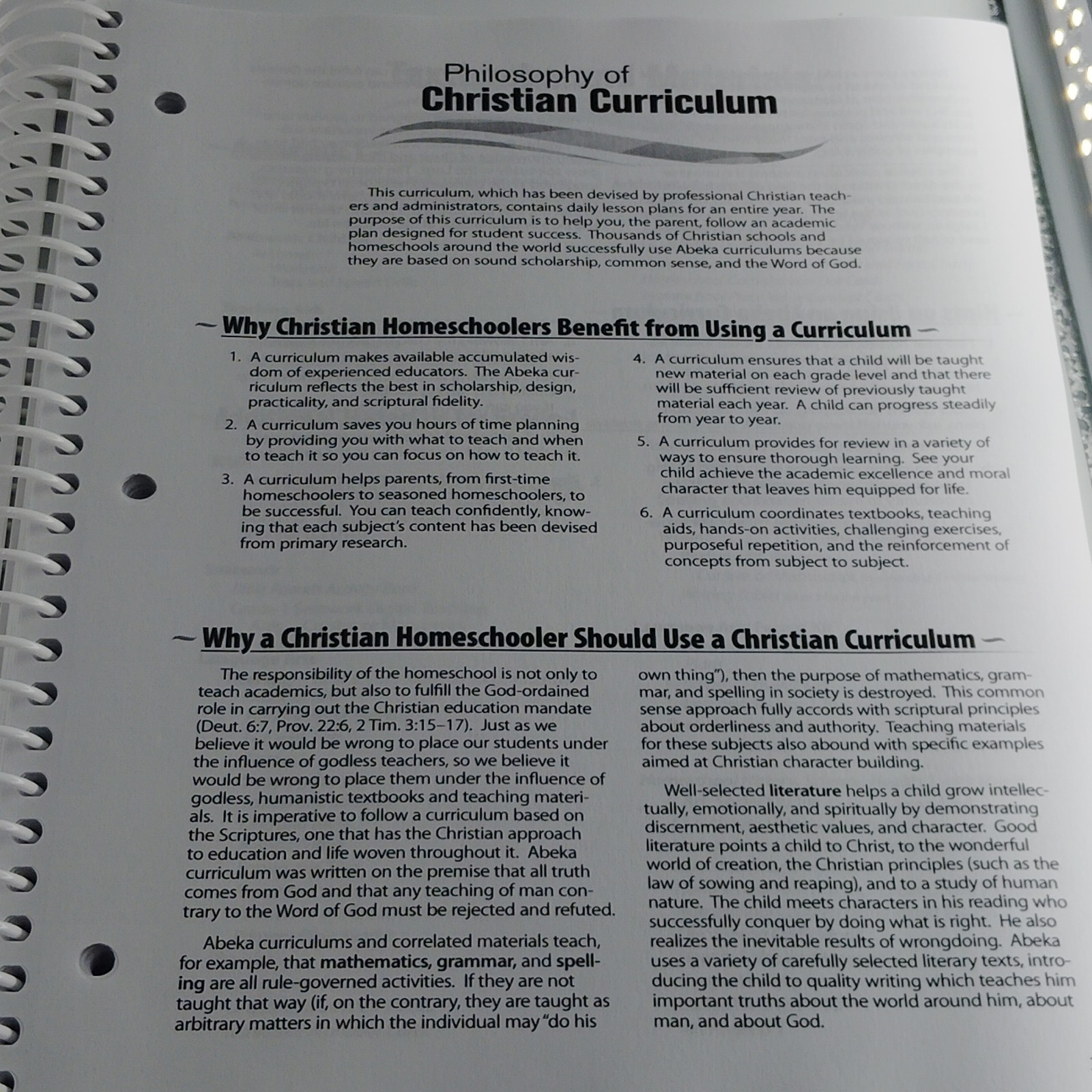 Homeschool Arithmetic 1 Curriculum Lesson Plans ABeka