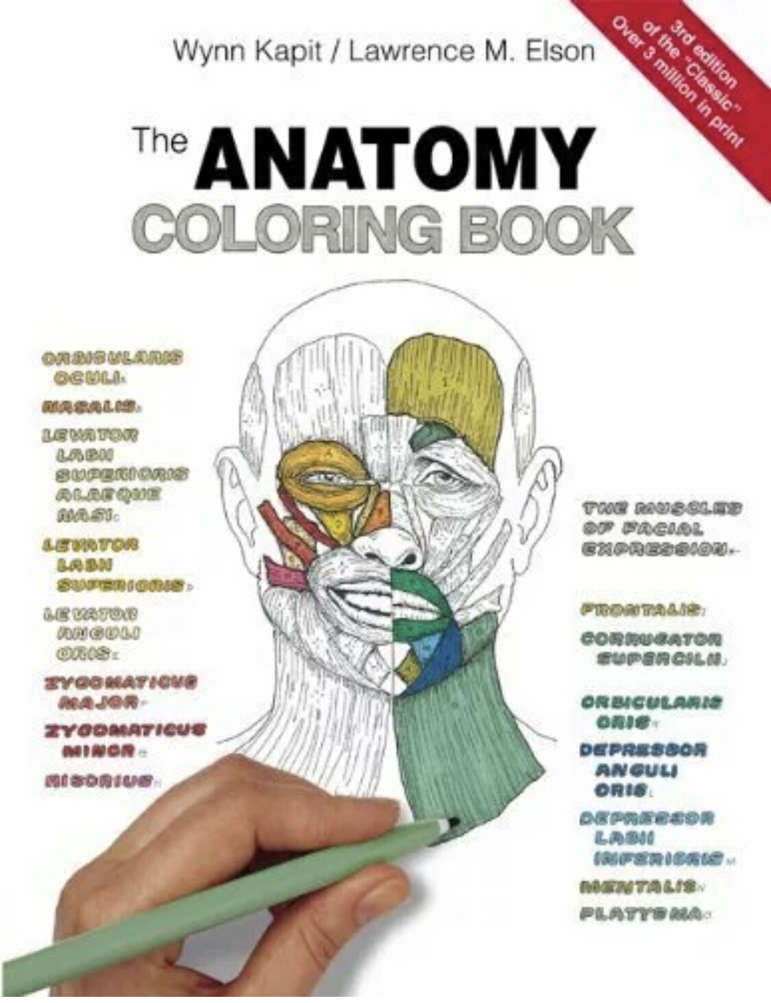 The Anatomy Coloring Book by Lawrence M. Elson and Wynn Kapit, 3rd Ed.
