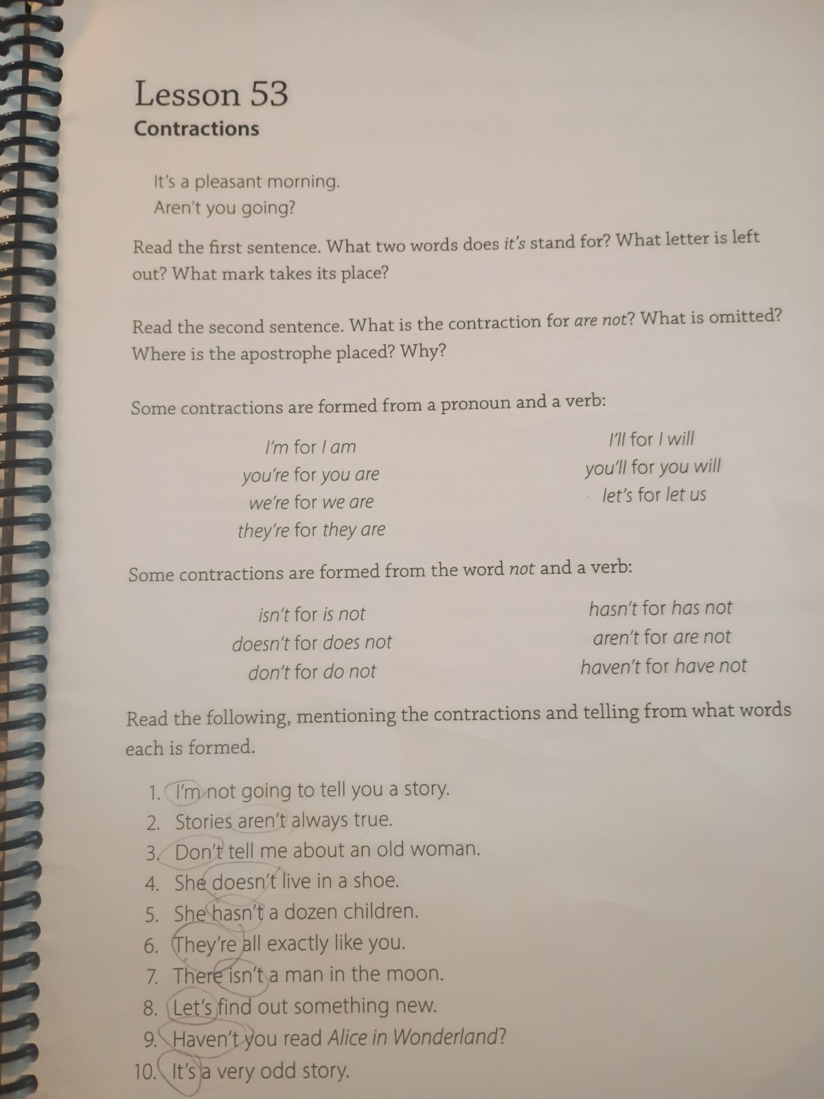 Language Lessons For Today Spiral Bound Grade 5 My Father&rsquo;s World