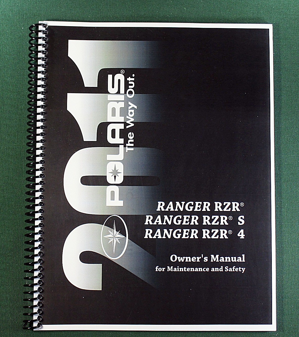 2011 Polaris Ranger RZR 4 Owner&rsquo;s Manual: 148 Pages & Protective Covers!