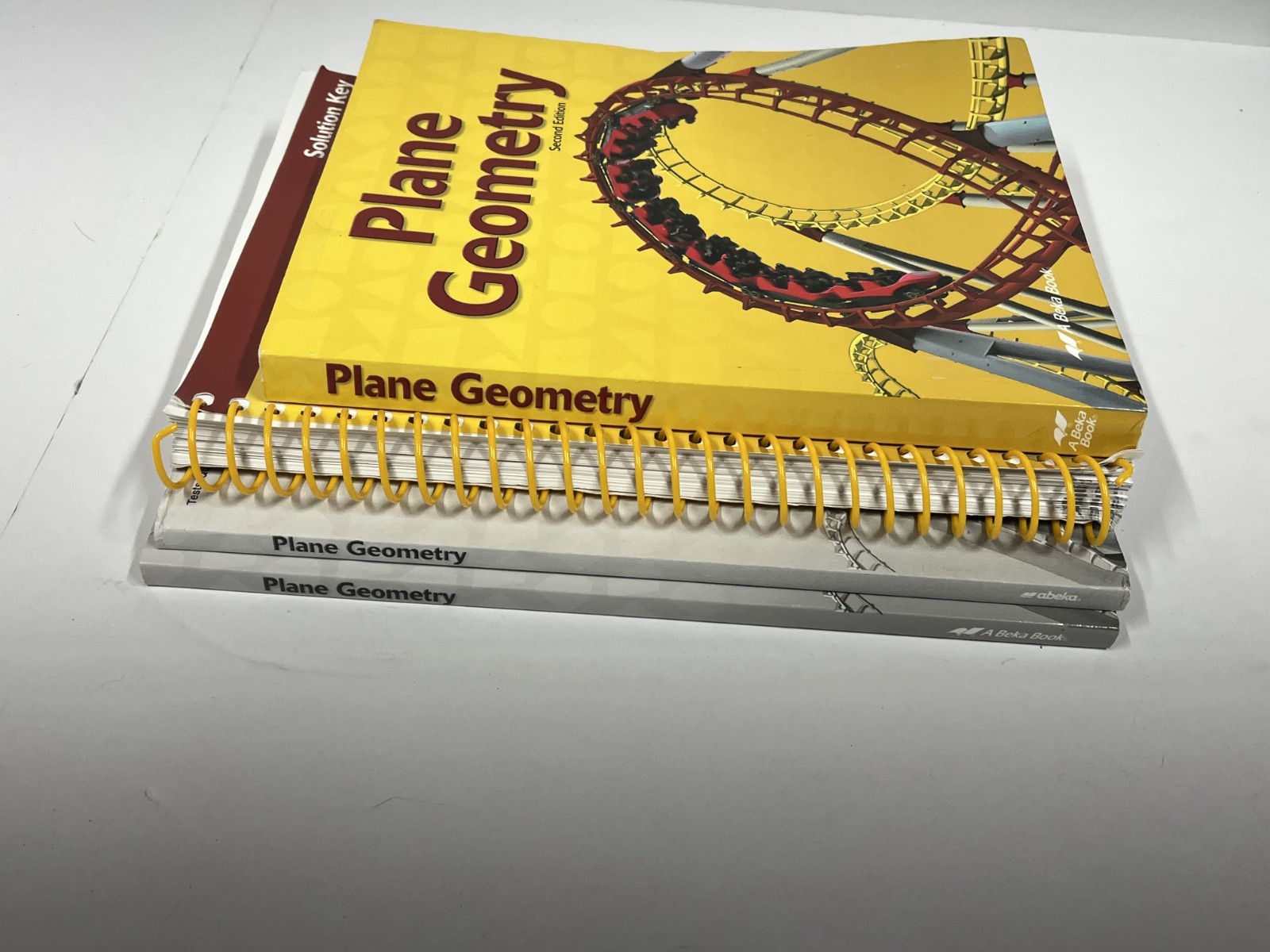 Abeka Geometry Set Current parent student key homeschool math READ