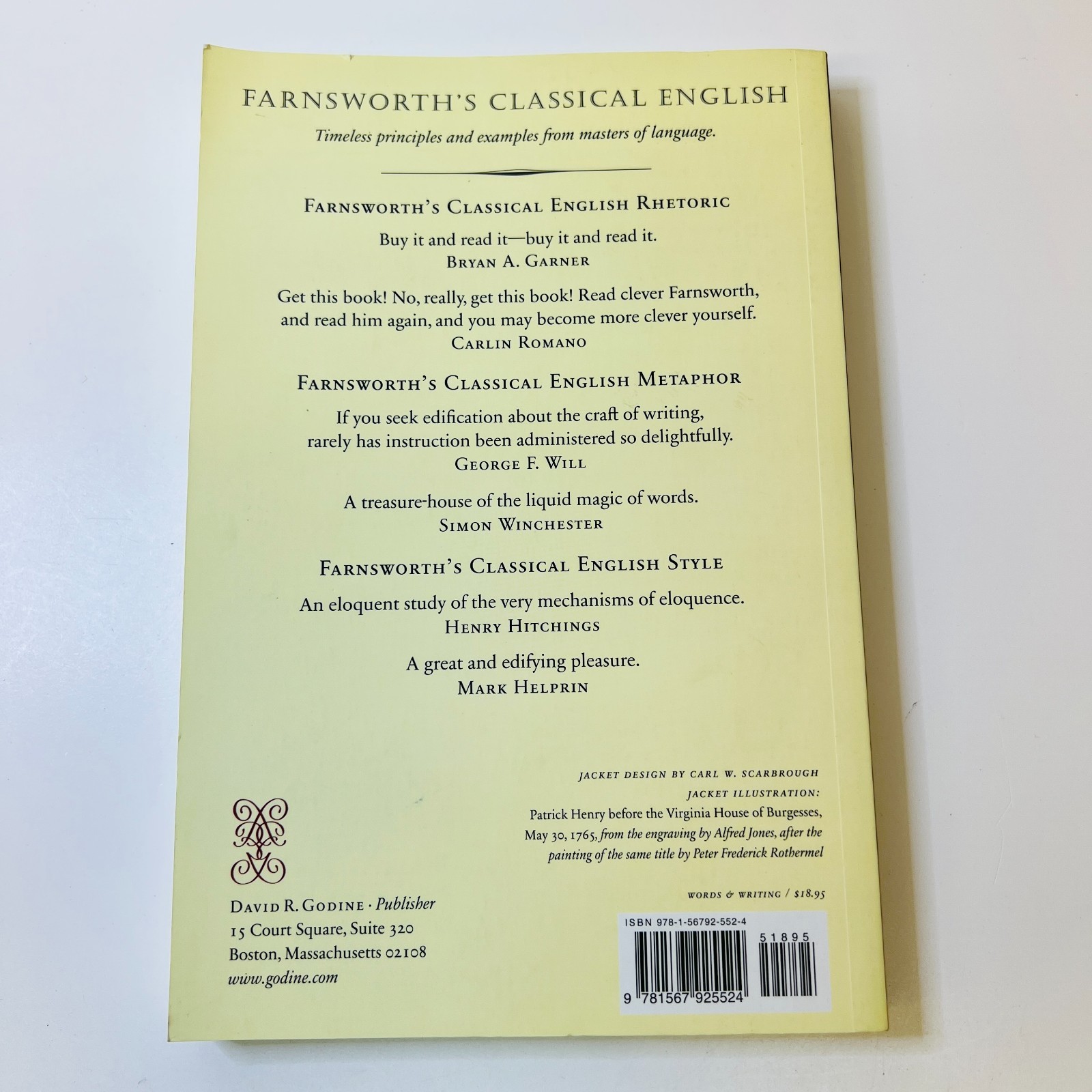 Farnsworth&rsquo;s Classical English Rhetoric (Farnsworth&rsquo;s Classical English series)