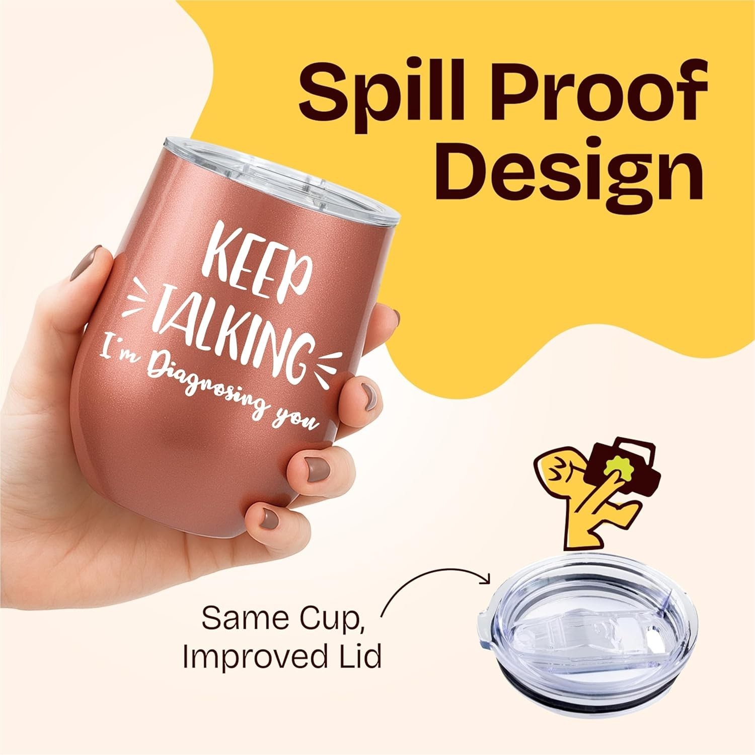 12oz Psychology Tumbler – Keep Talking I&rsquo;m Diagnosing You – Perfect Gift for …