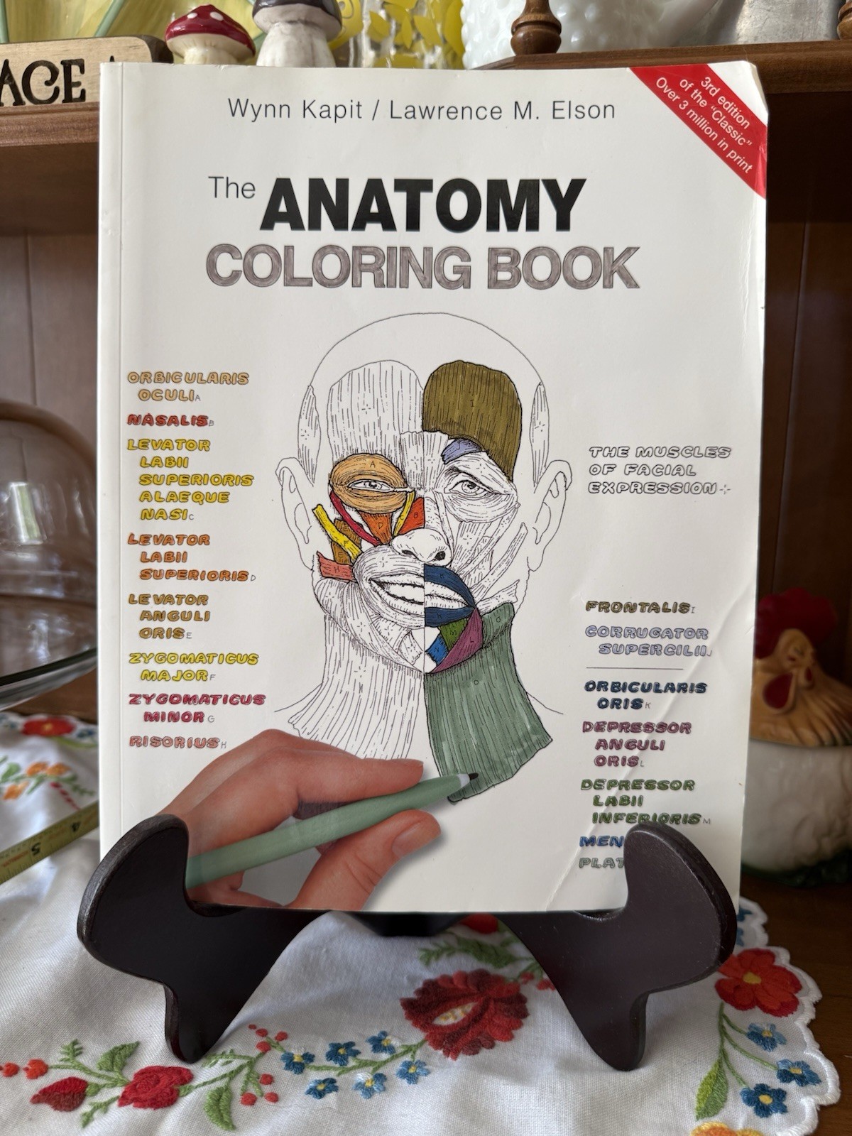 Anatomy Coloring Book by Wynn Kapit & Lawrence M. Elson Home school Science