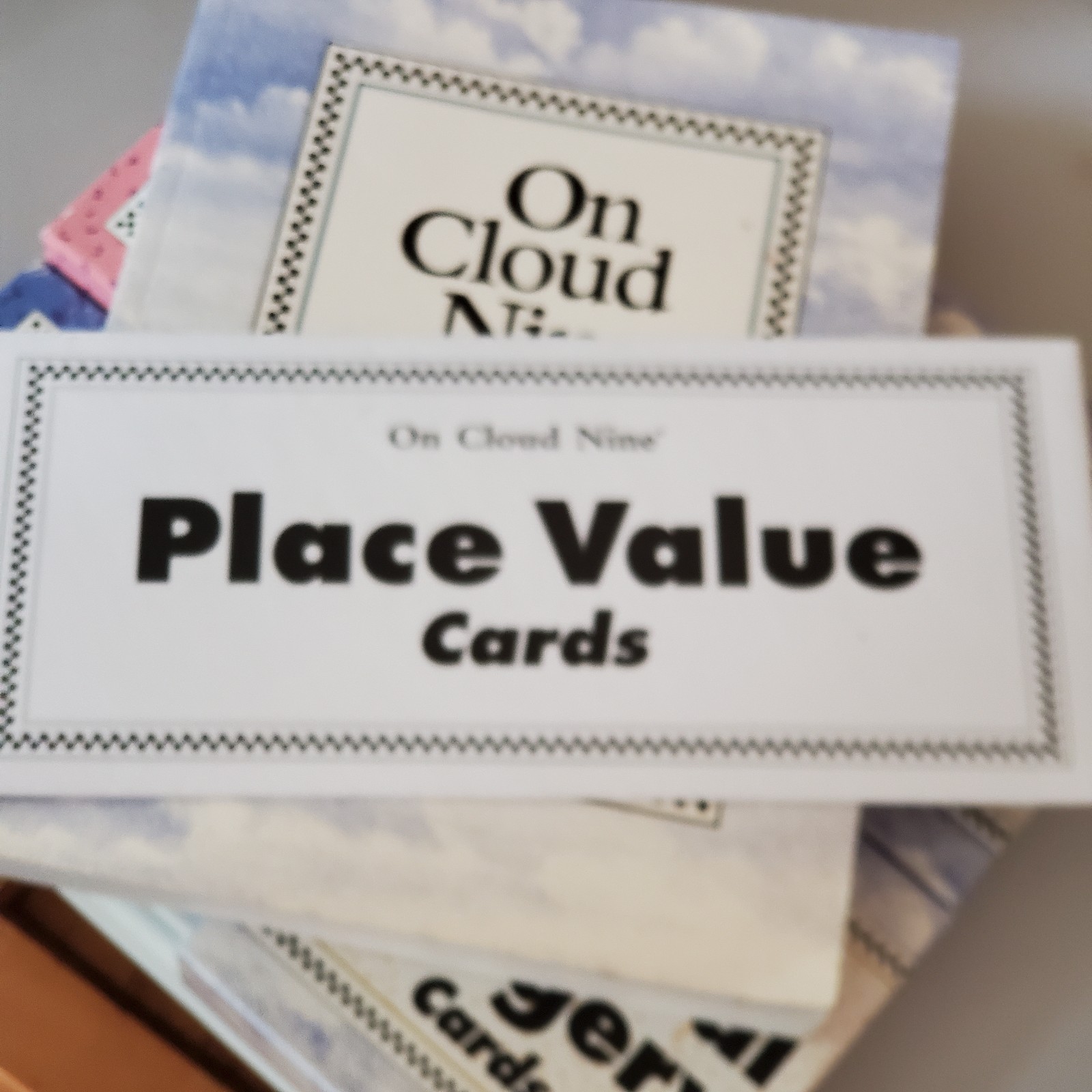 On Cloud Nine Kit Visualizing & Verbalizing Math by Bell, Nanci Book Flash Cards