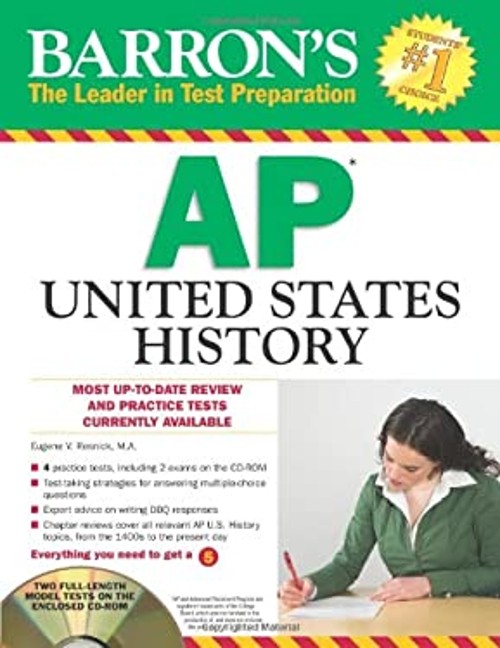 Barron&rsquo;s AP United States History with CD-ROM Paperback Eugene V.