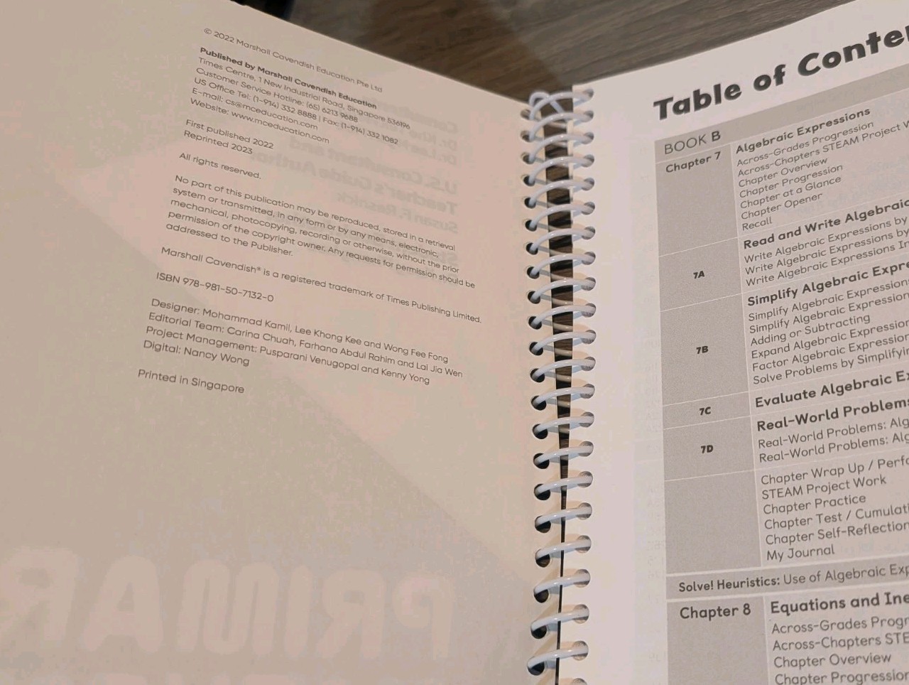 Marshall Cavendish Math Primary Mathematics 2022 Teacher&rsquo;s Guide Grade 6B