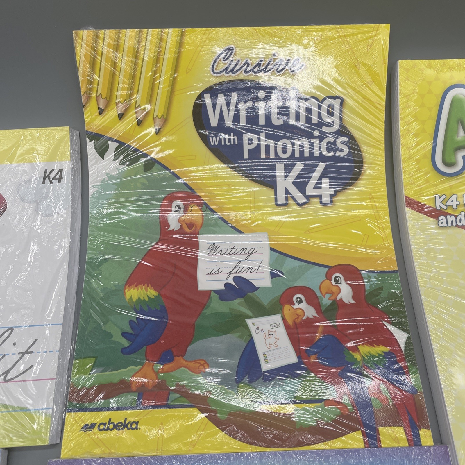 Abeka K4 Student Kit Cursive Unbound – All New Sealed