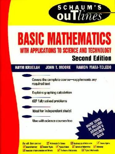 Schaum&rsquo;s Outline of Basic Mathematics with Applications to Science and Te – GOOD