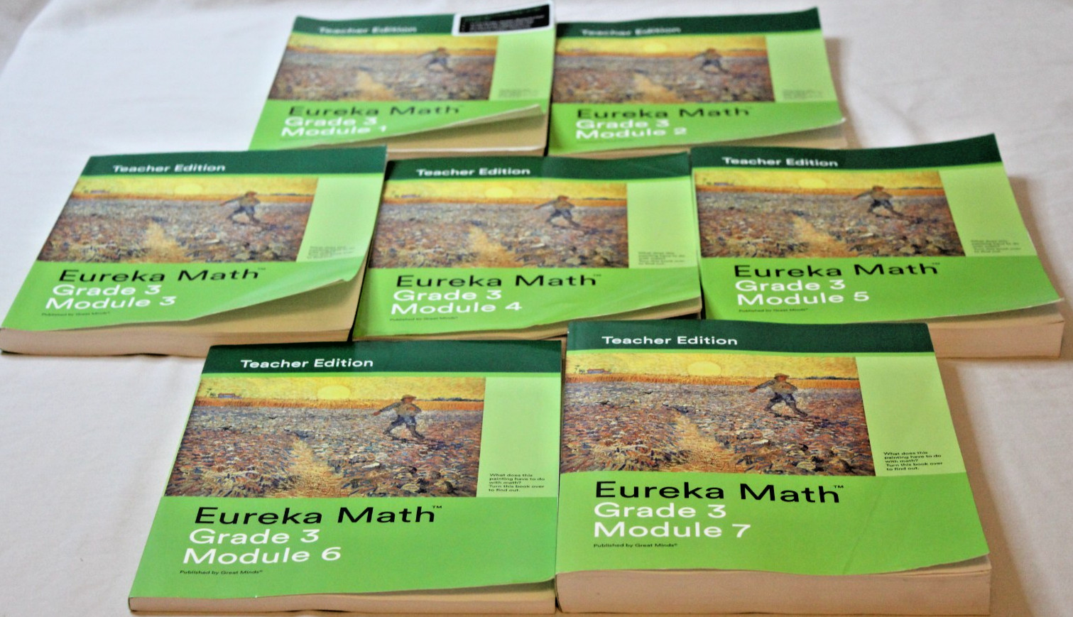 Great Minds Eureka Math Grade 3 Teacher&rsquo;s Edition Set Modules 1-7