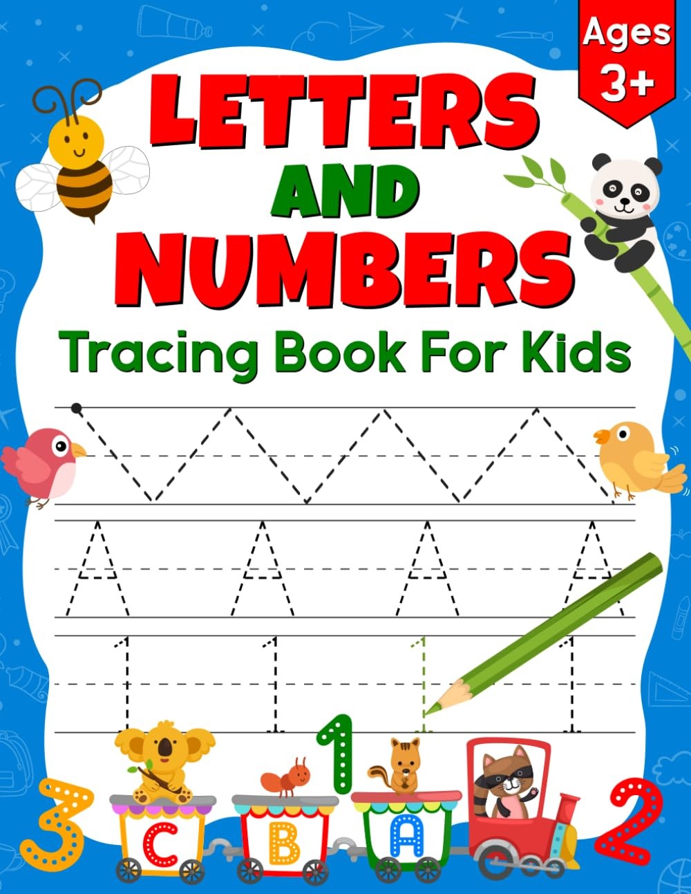 Tinypetal Publications Letters and Numbers Tracing Book for Kids (Paperback)