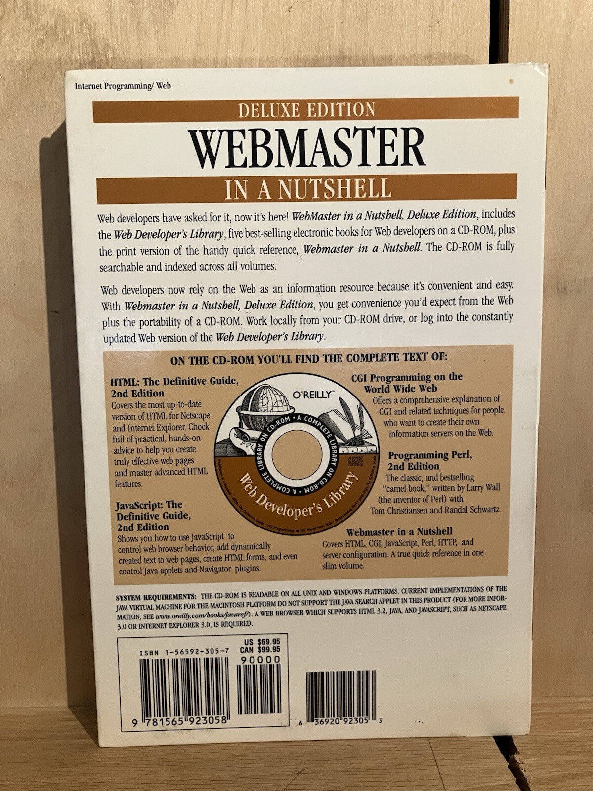 WEBMASTER IN A NUTSHELL, DELUXE EDITION (By O&rsquo;reilly Inc) With CD