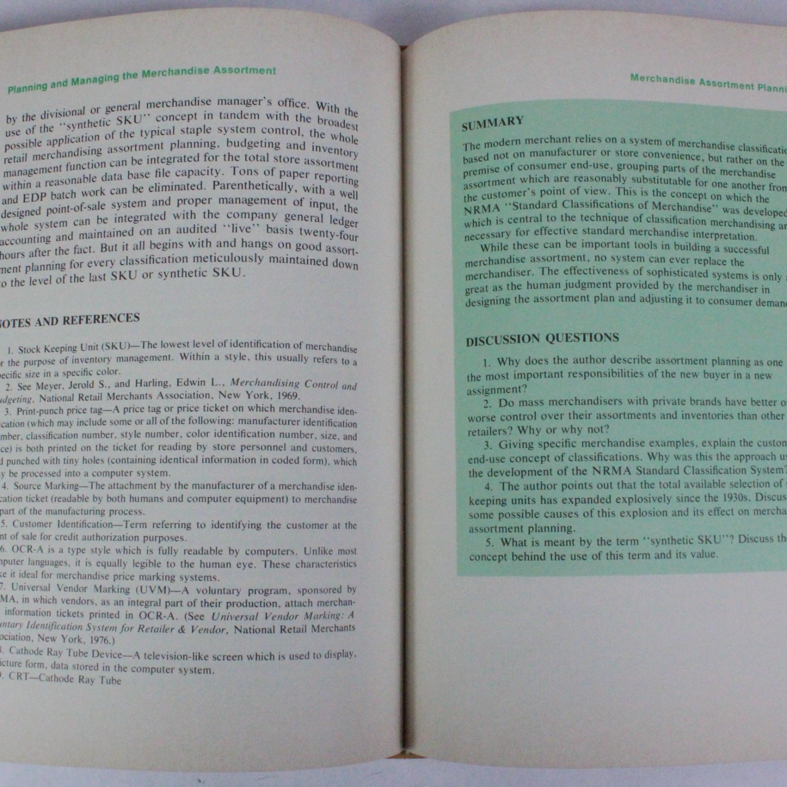 The Buyer&rsquo;s Manual: 1979 National Retail Merchants Association First Printing