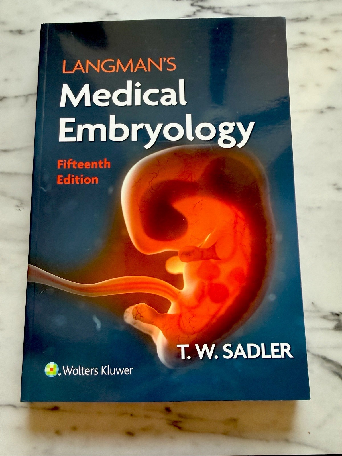 Langman&rsquo;s Medical Embryology 15th Ed T.W. Sadler Paperback Wolters Kluwer