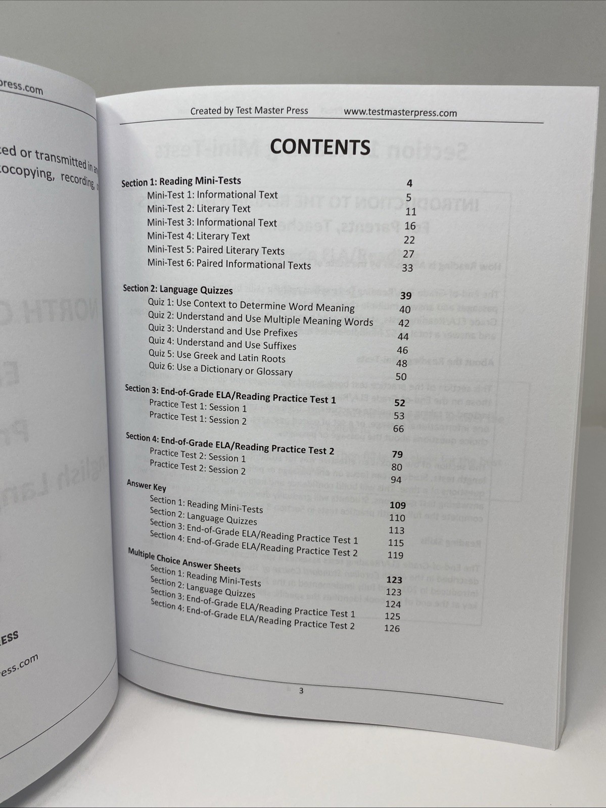 North Carolina Test Prep End-Of-Grade Practice Tests ELA/Reading Grade 4 – 2018