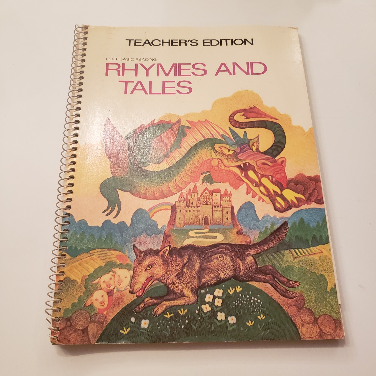 Holt Basic Reading System Textbook VTG Rhymes and Tales Teacher&rsquo;s Edition Lesson