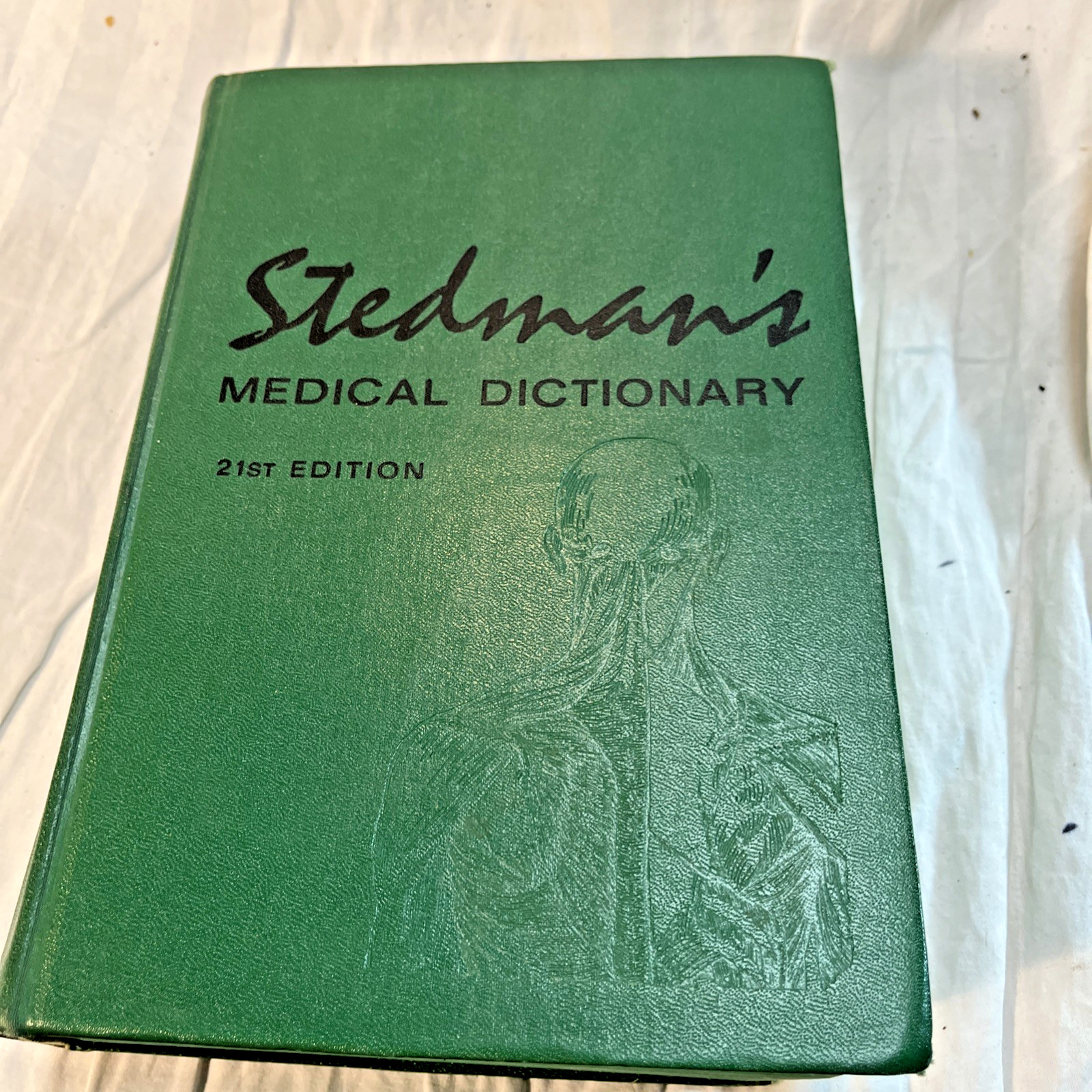 VINTAGE 1970 LARGE Stedman&rsquo;s Medical Dictionary – 21st Illustrated Edition