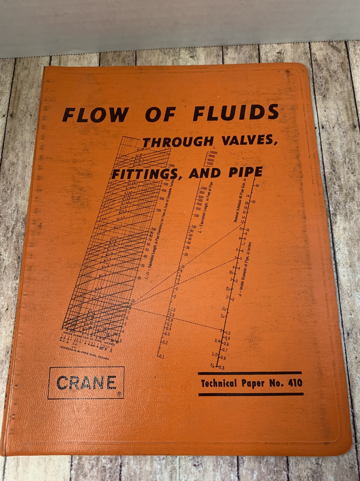 Crane Co. Flow of Fluids Through Valves, Fittings, and Pipe Technical Paper 410